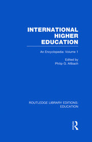 International Higher Education Volume 1: An Encyclopedia book cover