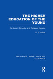 The Higher Education of the Young book cover
