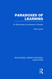 Paradoxes of Learning: On Becoming An Individual in Society book cover