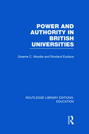 Power & Authority in British Universities book cover