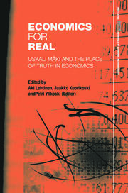 Economics for Real: Uskali Mäki and the Place of Truth in Economics book cover