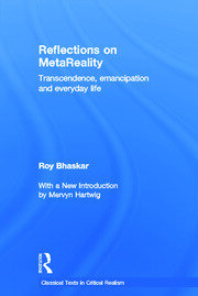 Reflections on metaReality: Transcendence, Emancipation and Everyday Life book cover