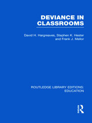 Deviance in Classrooms (RLE Edu M) book cover