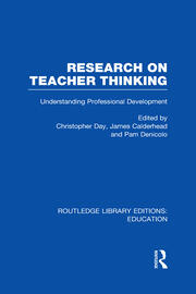 Research on Teacher Thinking (RLE Edu N): Understanding Professional Development book cover