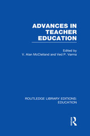 Advances in Teacher Education (RLE Edu N) book cover