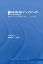 Renaissance in Behavioral Economics: Essays in Honour of Harvey Leibenstein book cover