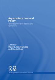 Aquaculture Law and Policy: Towards principled access and operations book cover