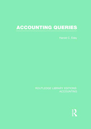 Accounting Queries (RLE Accounting) book cover