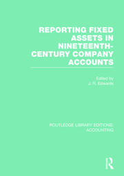 Reporting Fixed Assets in Nineteenth-Century Company Accounts book cover