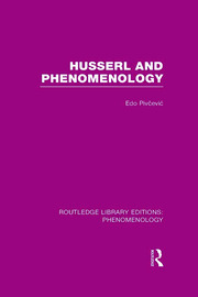 Husserl and Phenomenology book cover