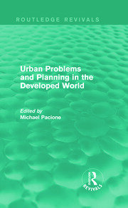 Urban Problems and Planning in the Developed World (Routledge Revivals) book cover