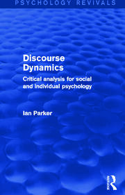 Discourse Dynamics: Critical Analysis for Social and Individual Psychology book cover