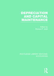 Depreciation and Capital Maintenance (RLE Accounting) book cover
