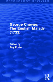 George Cheyne: The English Malady (1733) book cover