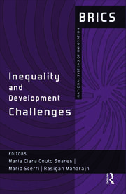 Inequality and Development Challenges: BRICS National Systems of Innovation book cover