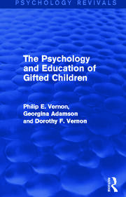 The Psychology and Education of Gifted Children book cover