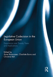 Legislative Codecision in the European Union: Experience over Twenty Years and Implications book cover