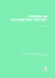 Papers on Accounting History (RLE Accounting) book cover