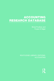 Accounting Research Database (RLE Accounting) book cover