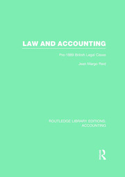 Law and Accounting (RLE Accounting): Pre-1889 British Legal Cases book cover