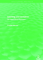 Learning and Inclusion (Routledge Revivals): The Cleves School Experience book cover