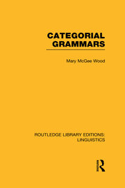 Categorial Grammars book cover