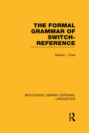 The Formal Grammar of Switch-Reference book cover