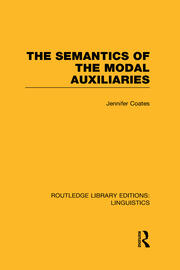 The Semantics of the Modal Auxiliaries book cover