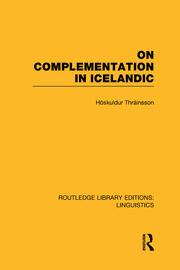 On Complementation in Icelandic book cover