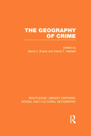 The Geography of Crime (RLE Social & Cultural Geography) book cover