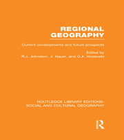 Regional Geography (RLE Social & Cultural Geography): Current Developments and Future Prospects book cover