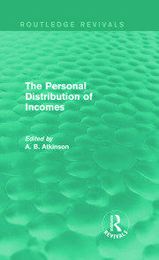 The Personal Distribution of Incomes (Routledge Revivals) book cover