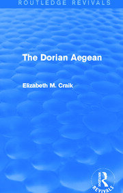 The Dorian Aegean (Routledge Revivals) book cover