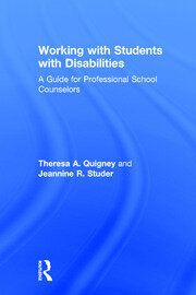 Working with Students with Disabilities: A Guide for Professional School Counselors book cover