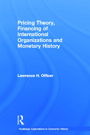 Pricing Theory, Financing of International Organisations and Monetary History book cover