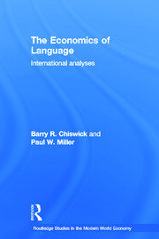 The Economics of Language: International Analyses book cover