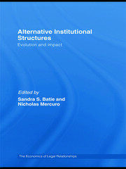 Alternative Institutional Structures: Evolution and impact book cover
