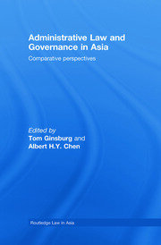 Administrative Law and Governance in Asia: Comparative Perspectives book cover
