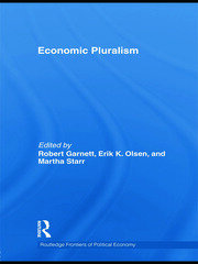 Economic Pluralism book cover