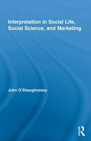 Interpretation in Social Life, Social Science, and Marketing book cover