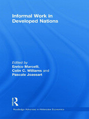 Informal Work in Developed Nations book cover