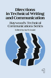 Directions in Technical Writing and Communication book cover