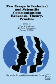 New Essays in Technical and Scientific Communication: Research, Theory, Practice book cover