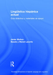 Lingüística hispánica actual: Guía didáctica y materiales de apoyo book cover