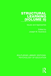 Structural Learning (Volume 2): Issues and Approaches book cover