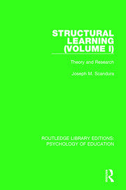 Structural Learning (Volume 1): Theory and Research book cover