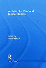Arnheim for Film and Media Studies book cover