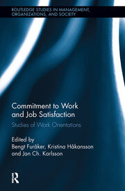 Commitment to Work and Job Satisfaction: Studies of Work Orientations book cover
