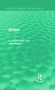 Elitism (Routledge Revivals) book cover