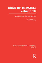 Sons of Ishmael (RLE Egypt): A Study of the Egyptian Bedouin book cover